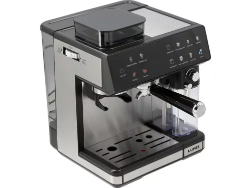 Lund nyomásos eszpresszógép habosítóval és őrlővel 1350W