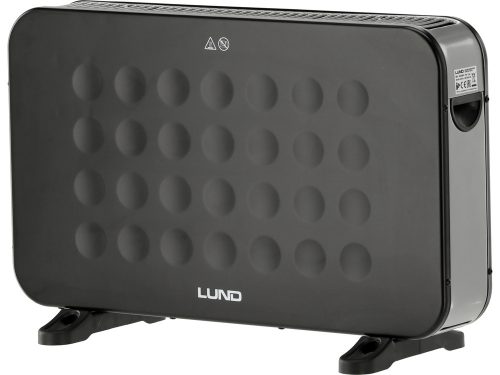 Lund konvektor 2000W fekete