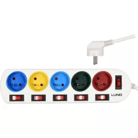 Lund hosszabbító kábel 5 db aljzattal 2 m