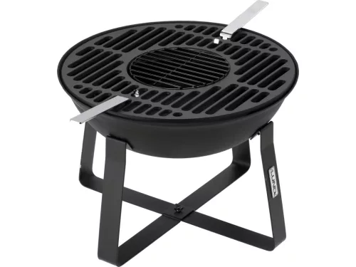 Lund öntöttvas tűzrakó, öntöttvas ráccsal 50 cm