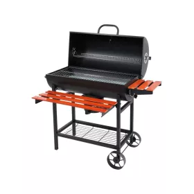 Lund faszenes kerti grill fa polcokkal 104x66x95,5/108cm