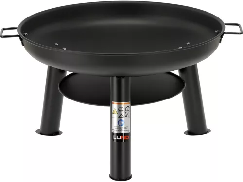 Lund fém grillrács állvánnyal és függesztett sütőlappal 61 cm