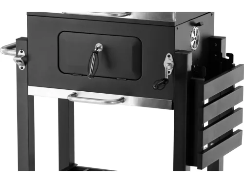 Lund szén grillsütő deluxe, öntöttvas rács 54x37 cm