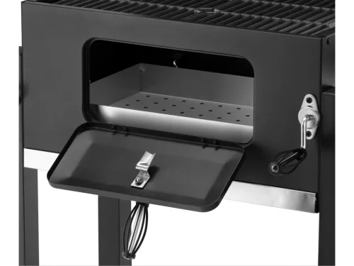 Lund szén grillsütő deluxe, öntöttvas rács 54x37 cm