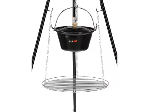 Lund acél tűzrakó grillráccsal, 54 cm