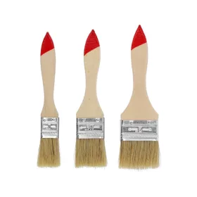 Ecset készlet 3 részes fa nyéllel 1"-1.5"-2"