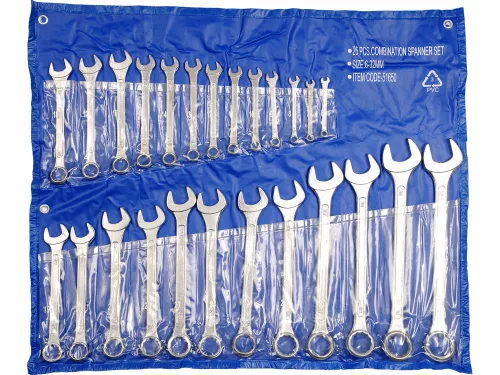 Csillag-villáskulcs készlet 6-32 mm 25 részes