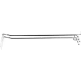 perforált fali akasztó 2 szár címketartóval 300 mm 30 db