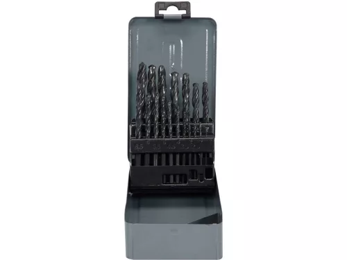 Sthor fémfúró 19 részes készlet 1-10 mm HSS hengeres szárral