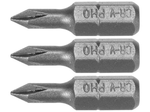 Sthor csavarhúzó bit 1/4 25 mm PH0 3 darabos