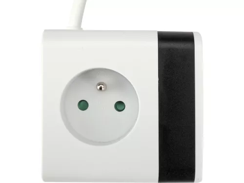 Sthor hosszabbító elosztó fahatású, USB-s 3G Z/U 1,5 m