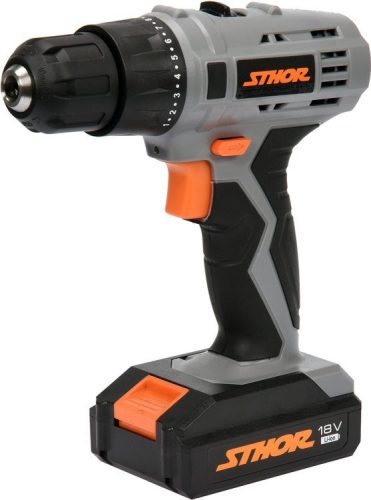 Sthor akkus fúró csavarozó 18V 1300mAh akkuval és töltővel
