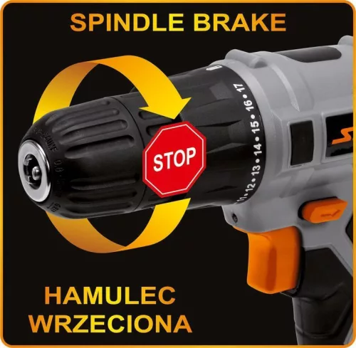 Sthor akkus fúró csavarozó 10,8V 1300mAh akkuval és töltővel