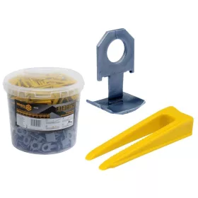 Vorel csempeszintező készlet 300 talpelem 100 ék 1,5 mm