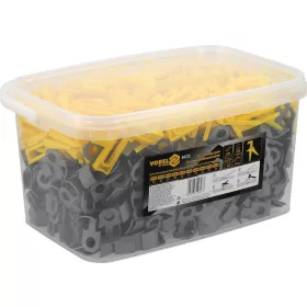 Vorel csempeszintező készlet fogóval 700 talpelem 200 ék 1,5 mm