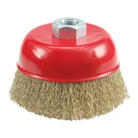 Vorel drótkefe fazékkefe 75 mm réz