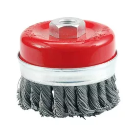 Vorel drótkefe fazékkefe 80 mm acél