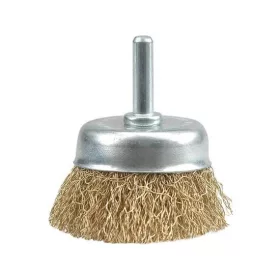 Vorel drótkefe fazékkefe csapos 50 mm réz