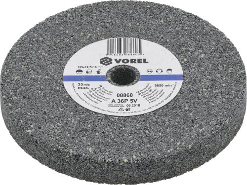 Vorel köszörűkorong 36P 125x12,7x17 mm