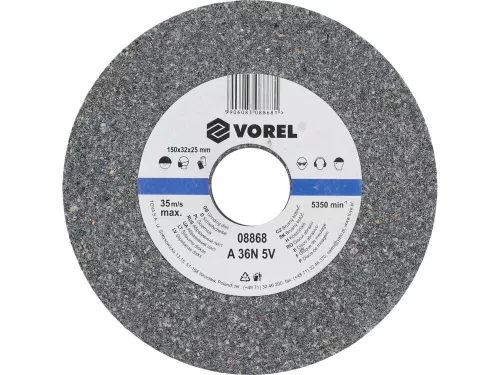 Vorel köszörűkorong 36P 150x32x25 mm