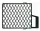 Vorel festékes rács 265x285 mm