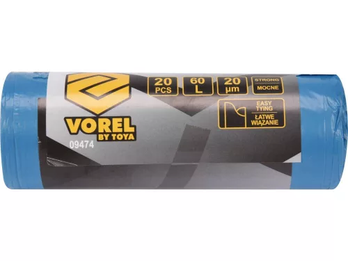 Vorel szemeteszsák 60 L 20 µm 20 db
