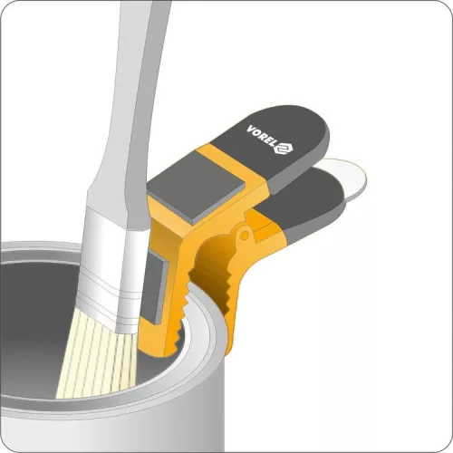 Vorel ecsettartó, mágneses