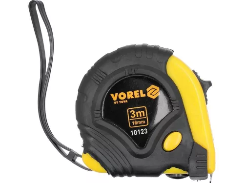 Vorel mérőszalag rögzítőkkel 3 m x 16 mm