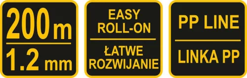 Vorel kőműves zsinór orsós 200 m 1,2 mm