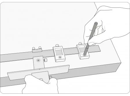 Vorel állítható fúrósablon 200x250 mm