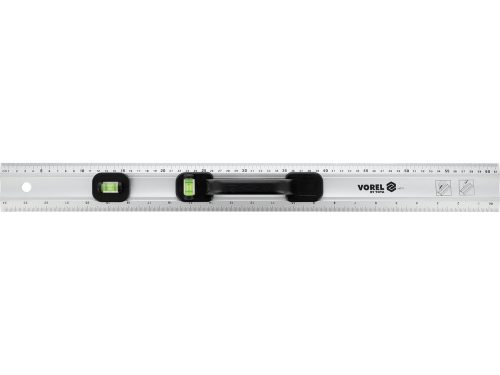 Vorel vonalzó fogantyúval vízmértékkel 600 mm