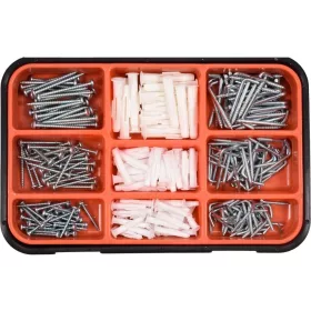 Vorel csavar és tipli készlet 290 részes