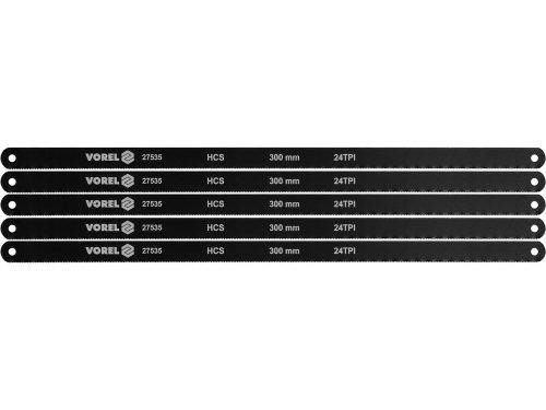 Vorel fém fűrészlap 300 mm 24 TPI 5 db