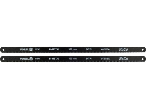 Vorel Fém fűrészlap 300 mm 24 TPI 2 db D6A+Co8%