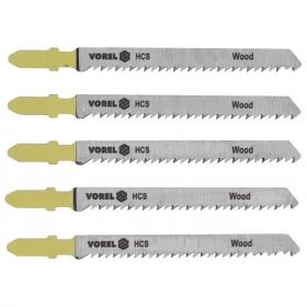 Vorel dekopír fűrészlap 5 részes T szárral 100 mm, 10 tpi