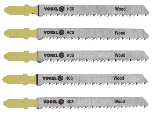 Vorel dekopír fűrészlap 5 részes T szárral 100 mm, 10 tpi