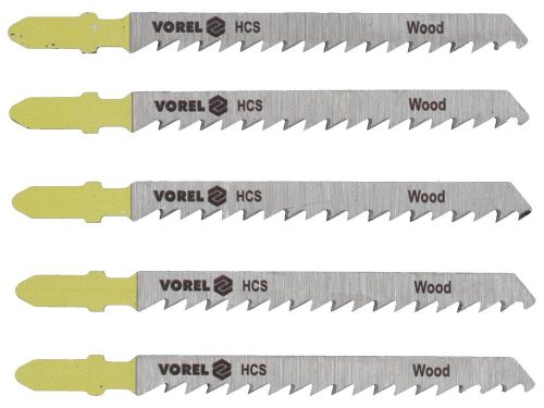 Vorel dekopír fűrészlap 5 részes T szárral 100 mm, 6 tpi