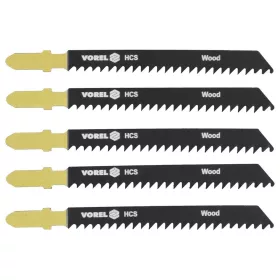 Vorel dekopír fűrészlap 5 részes T szárral 100 mm, 8 tpi