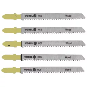 Vorel dekopír szúrófűrészlap 5 részes T szárral 100 mm, 10 tpi