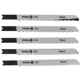 Vorel dekopír fűrészlap 5 részes, 100 mm U szárral, 10 tpi