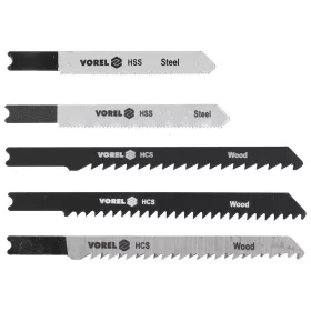 Vorel dekopír fűrészlap készlet 5 részes U szárral