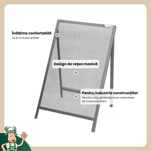 Vorel állványos rosta 600x1000x10 mm