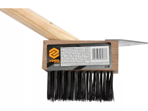 Vorel járda kefe pengével, nyéllel 1460 mm