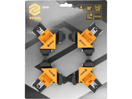 Vorel rugós sarokszorító készlet 4 db