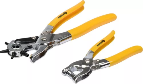 Vorel bőrlyukasztó készlet 2 fogóval