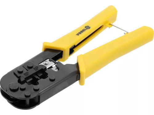 Vorel krimpelő fogó kábellel és csatlakozóval