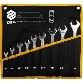 Vorel csillag-villáskulcs készlet 9 részes 6-19 mm