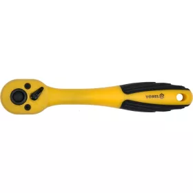 Vorel racsnis hajtószár 72 fogas gumírozott 1/4" (6,3 mm) 135 mm