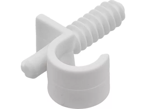 Vorel csőrögzítő műanyag, bordázott 4 részes 16 mm