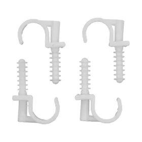 Vorel csőrögzítő műanyag, bordázott 4 részes 20 mm